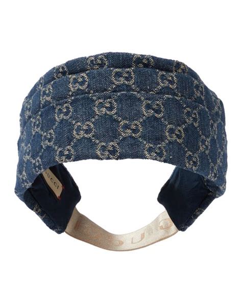 denim gucci headband|gucci bandana women.